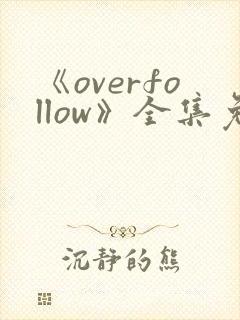 《overfollow》全集免费在线观看封面