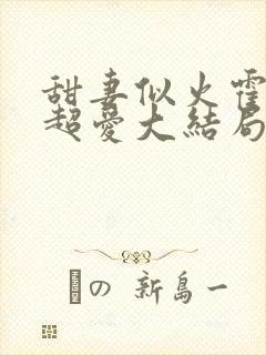 甜妻似火霍爷他超爱大结局封面