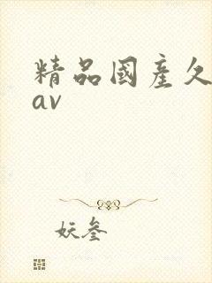 精品国产久久久av