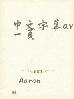 中文字幕av笫一页