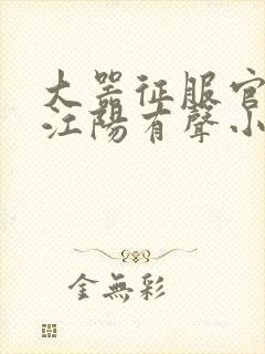 大器征服官场的江阳有声小说