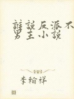 谁说反派不能当男主小说