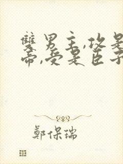 双男主,攻是皇帝,受是臣子封面