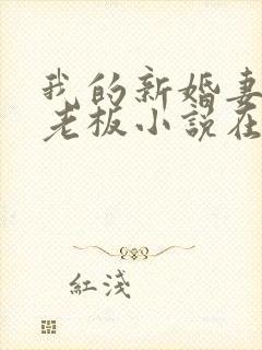 我的新婚妻子菜老板小说在线阅读