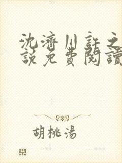 沈济川许之夏小说免费阅读最新章节