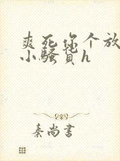 爽死你个放荡的小骚货h