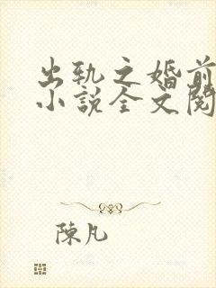 出轨之婚前有爱小说全文阅读