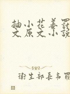 抽小花姜罚训诫文原文小说