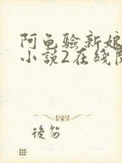 阿龟验新娘案件小说2在线阅读封面