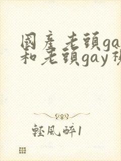 国产老头gay和老头gay视频