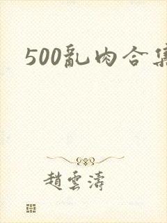 500乱肉合集