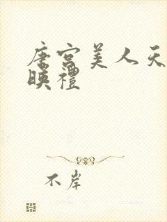 唐宫美人天下首映礼