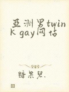 亚洲男twink gay网站