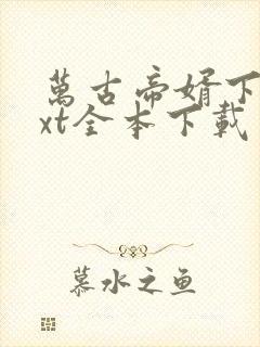 万古帝婿下载txt全本下载