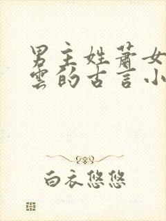 男主姓萧女主姓云的古言小说