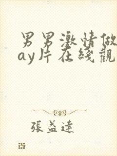 男男激情做爰gay片在线观看