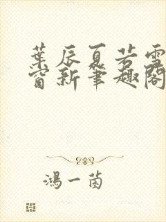 叶辰夏若雪无弹窗新笔趣阁封面