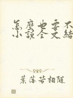 怎么也要不够她小说全文结局无弹窗梧桐