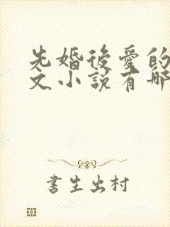 先婚后爱的高干文小说有哪些