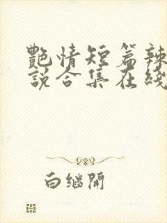 艳情短篇辣文小说合集在线阅读