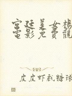 宫廷美女杨贵妃电影免费观看