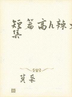 短篇高h辣文合集封面