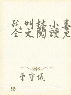 我叫林小喜小说全文阅读免费封面