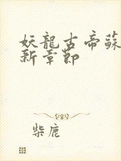 妖龙古帝苏寒最新章节