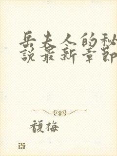 岳夫人的秘密小说最新章节更新时间