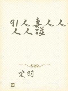 91人妻人人澡人人碰封面