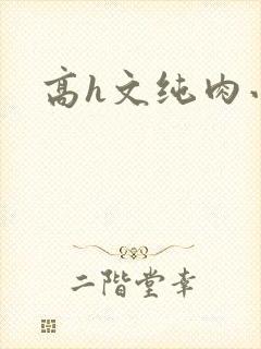 高h文纯肉小说封面