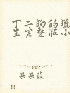 丁二狗的猎艳人生完整版小说下载