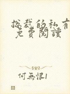 总裁的私有宝贝 免费阅读