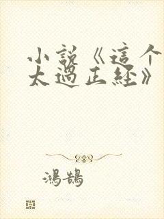 小说《这个人仙太过正经》