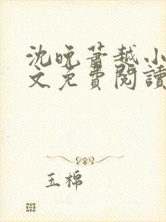 沈晚萧越小说全文免费阅读