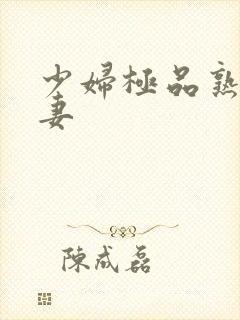 少妇极品熟妇人妻封面