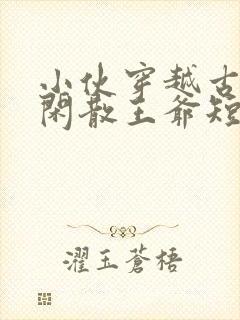 小伙穿越古代当闲散王爷短剧免费观看封面