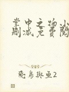 掌中之物小说无删减免费阅读全文