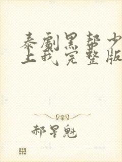 泰剧黑帮少爷爱上我完整版封面