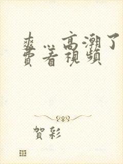 爽…高潮了…免费看视频