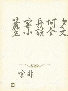 萧宴舟何夕苏晚笙小说全文免费阅读