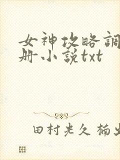 女神攻略调教手册小说txt