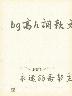 bg高h调教文