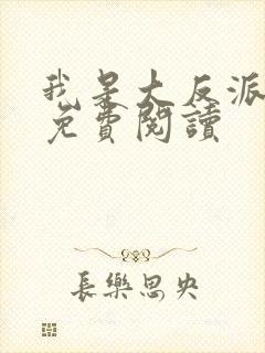 我是大反派小说免费阅读