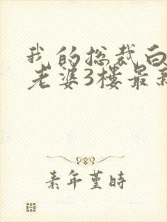 我的总裁白富美老婆3楼最新章节列表列表