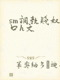 sm调教贱奴重口h文