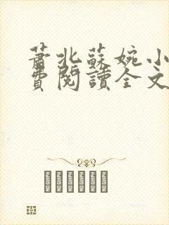 萧北苏婉小说免费阅读全文