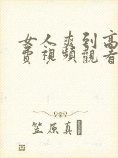 女人爽到高潮免费视频观看封面