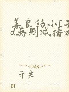 善良的小[子hd无删减播放一区