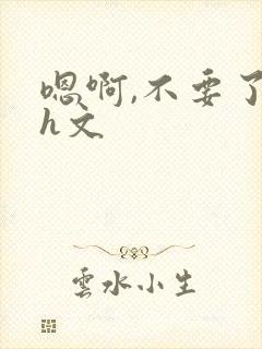 嗯啊,不要了高h文